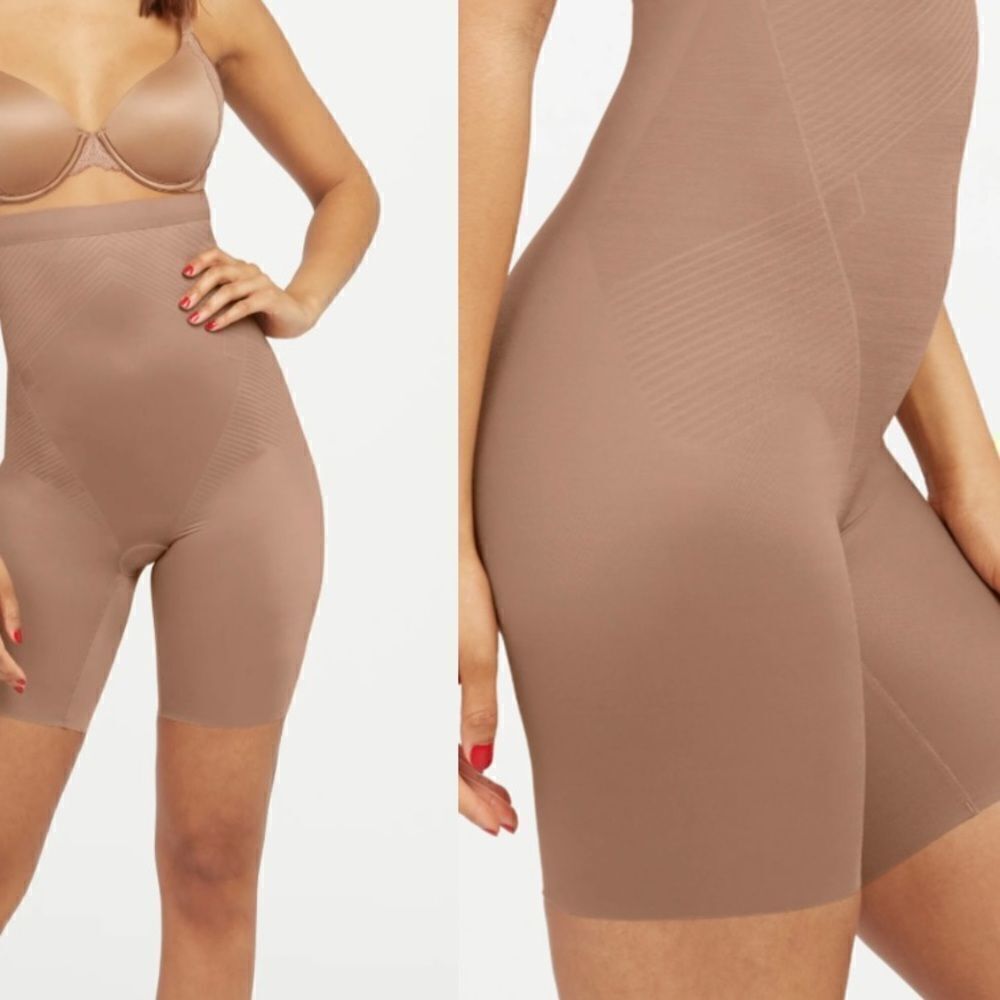 NWT SPANX Thinstincts® 2.0 High-Waisted Mid-Thigh Short